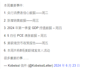 本周美国经济日程繁忙，多数据发布影响经济走向和投资决策